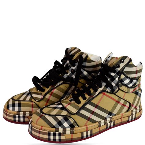 cheap burberry sneakers sale|designer burberry high top sneakers.